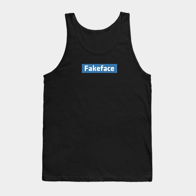 Facefacebook Parody Tank Top by Merchsides